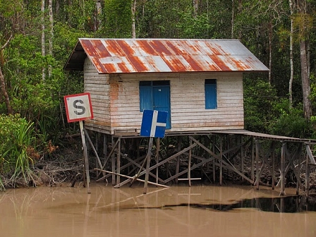 borneo street sign